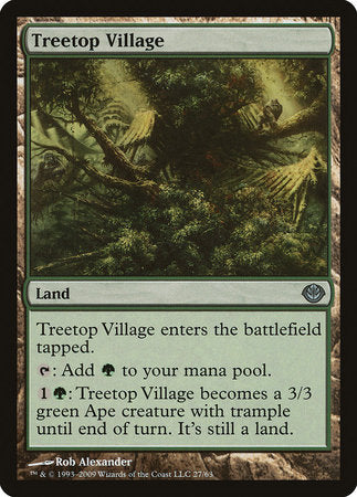 Treetop Village [Duel Decks: Garruk vs. Liliana] | Eastridge Sports Cards & Games