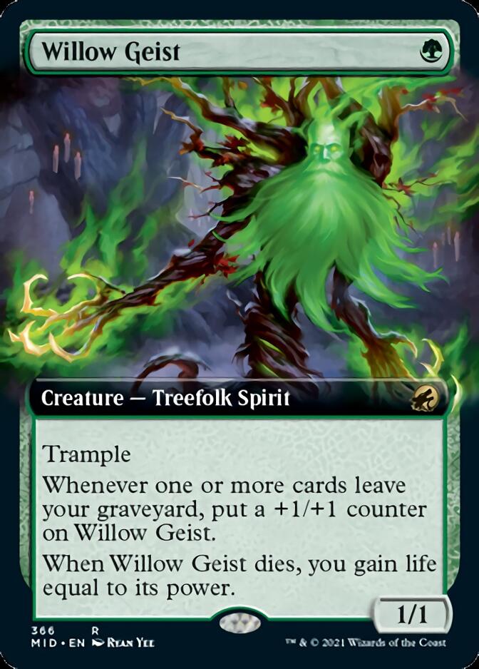 Willow Geist (Extended) [Innistrad: Midnight Hunt] | Eastridge Sports Cards & Games