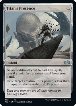 Titan's Presence [Jumpstart 2022] | Eastridge Sports Cards & Games