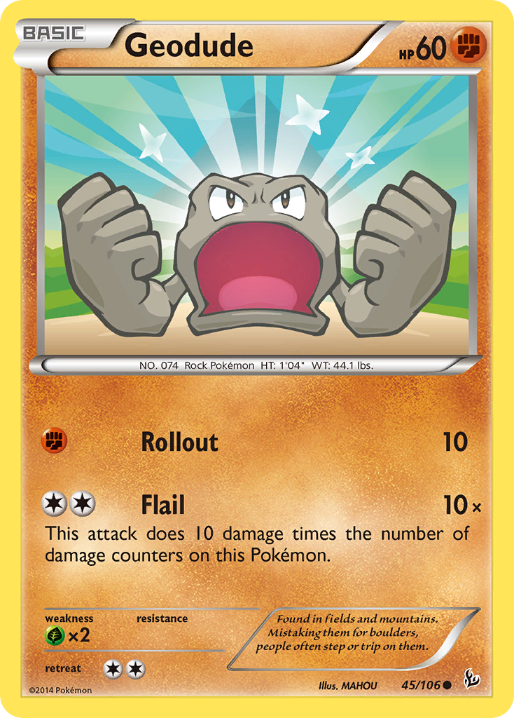 Geodude (45/106) [XY: Flashfire] | Eastridge Sports Cards & Games