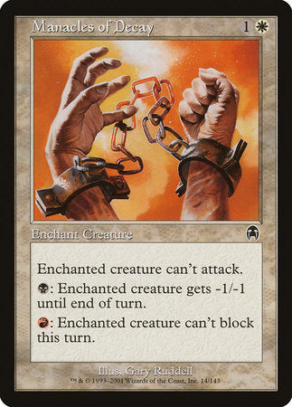 Manacles of Decay [Apocalypse] | Eastridge Sports Cards & Games