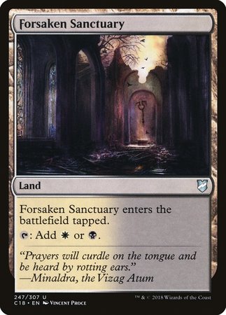 Forsaken Sanctuary [Commander 2018] | Eastridge Sports Cards & Games