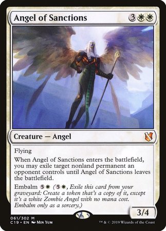 Angel of Sanctions [Commander 2019] | Eastridge Sports Cards & Games