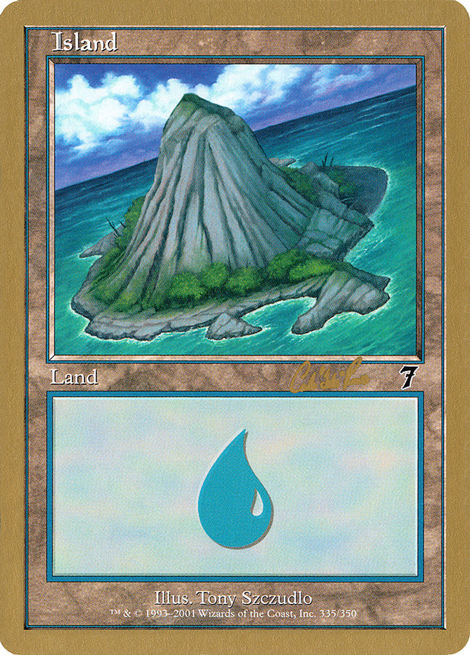 Island (cr335b) (Carlos Romao) [World Championship Decks 2002] | Eastridge Sports Cards & Games