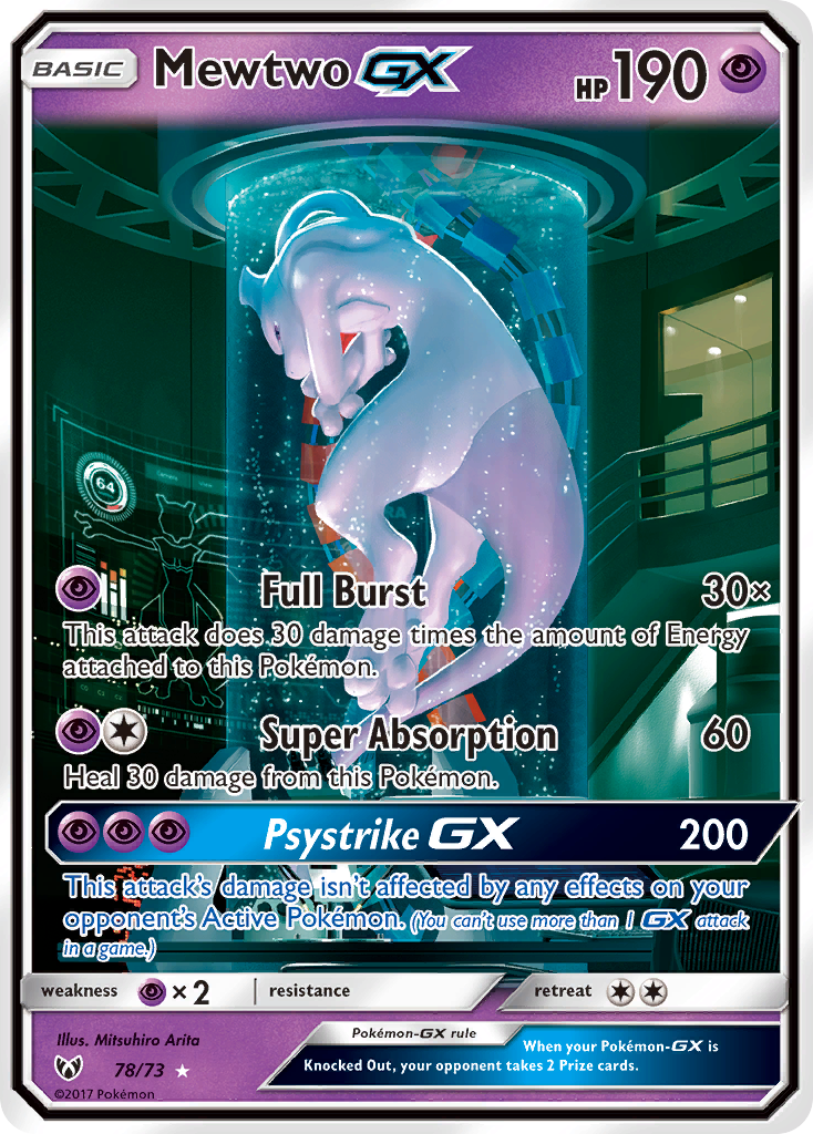 Mewtwo GX (78/73) [Sun & Moon: Shining Legends] | Eastridge Sports Cards & Games