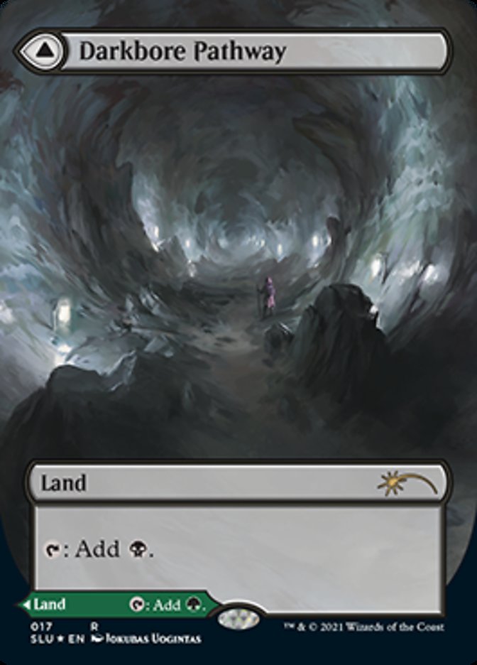 Darkbore Pathway // Slitherbore Pathway (Borderless) [Secret Lair: Ultimate Edition 2] | Eastridge Sports Cards & Games
