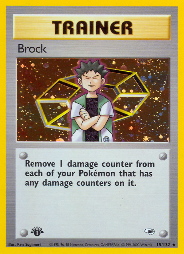 Brock (15/132) [Gym Heroes 1st Edition] | Eastridge Sports Cards & Games