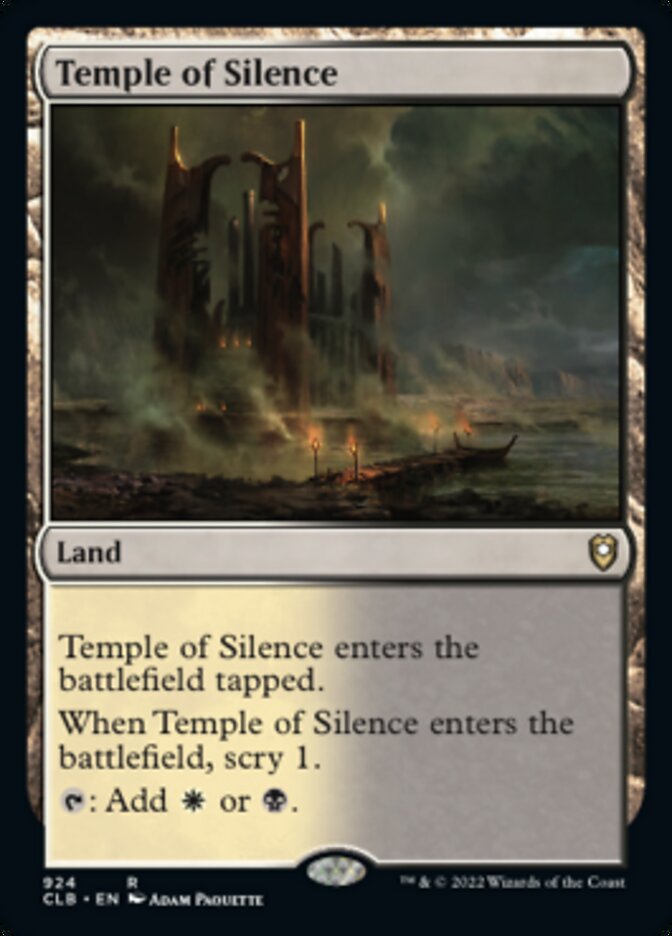 Temple of Silence [Commander Legends: Battle for Baldur's Gate] | Eastridge Sports Cards & Games