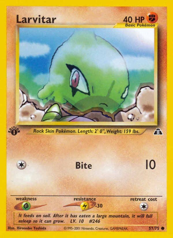 Larvitar (57/75) [Neo Discovery 1st Edition] | Eastridge Sports Cards & Games