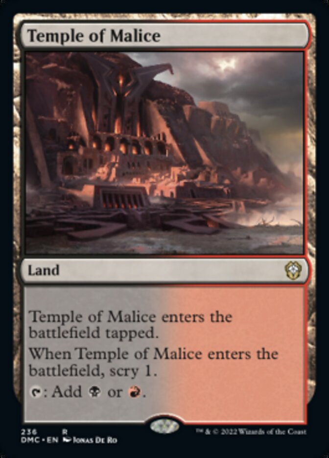 Temple of Malice [Dominaria United Commander] | Eastridge Sports Cards & Games