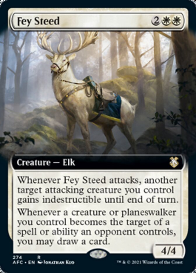 Fey Steed (Extended) [Dungeons & Dragons: Adventures in the Forgotten Realms Commander] | Eastridge Sports Cards & Games