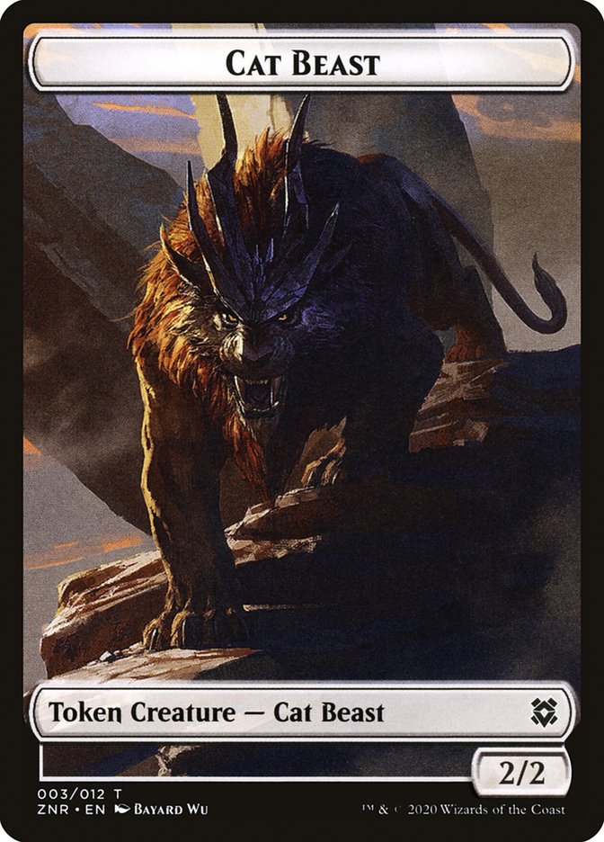 Cat Beast Token [Zendikar Rising] | Eastridge Sports Cards & Games