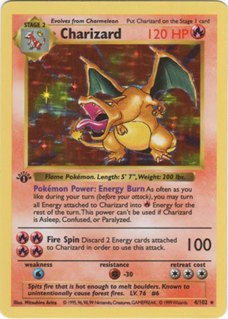 Charizard (4/102) (Shadowless) [Base Set 1st Edition] | Eastridge Sports Cards & Games