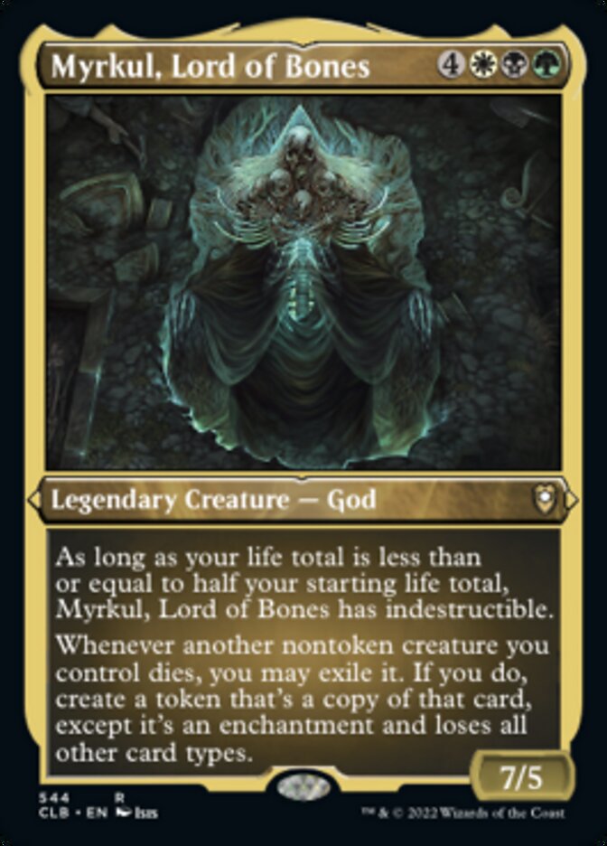 Myrkul, Lord of Bones (Foil Etched) [Commander Legends: Battle for Baldur's Gate] | Eastridge Sports Cards & Games