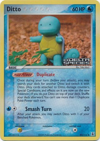 Ditto (40/113) (Stamped) [EX: Delta Species] | Eastridge Sports Cards & Games