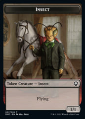 Soldier // Insect Double-Sided Token [Dominaria United Tokens] | Eastridge Sports Cards & Games