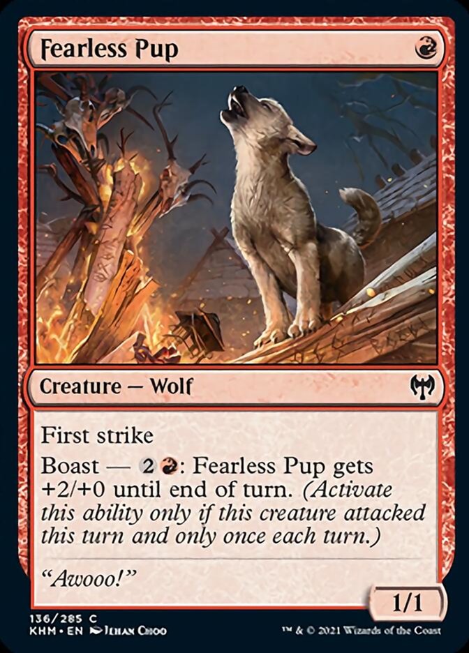 Fearless Pup [Kaldheim] | Eastridge Sports Cards & Games