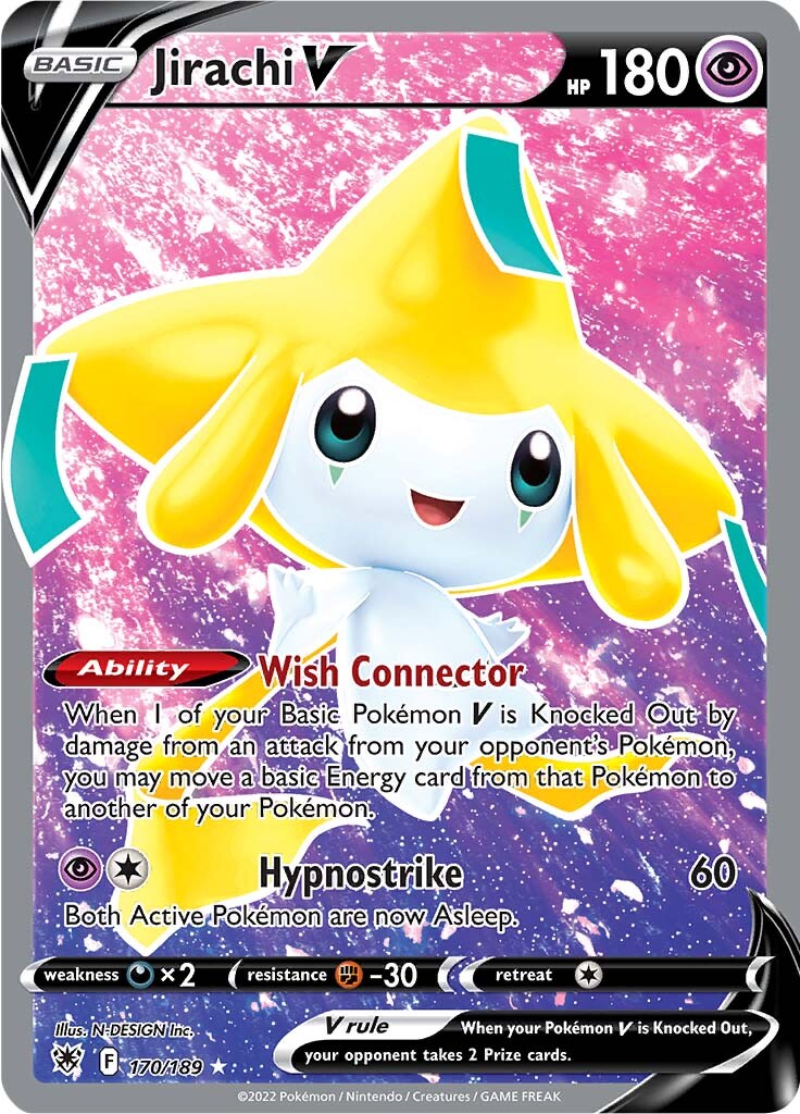 Jirachi V (170/189) [Sword & Shield: Astral Radiance] | Eastridge Sports Cards & Games