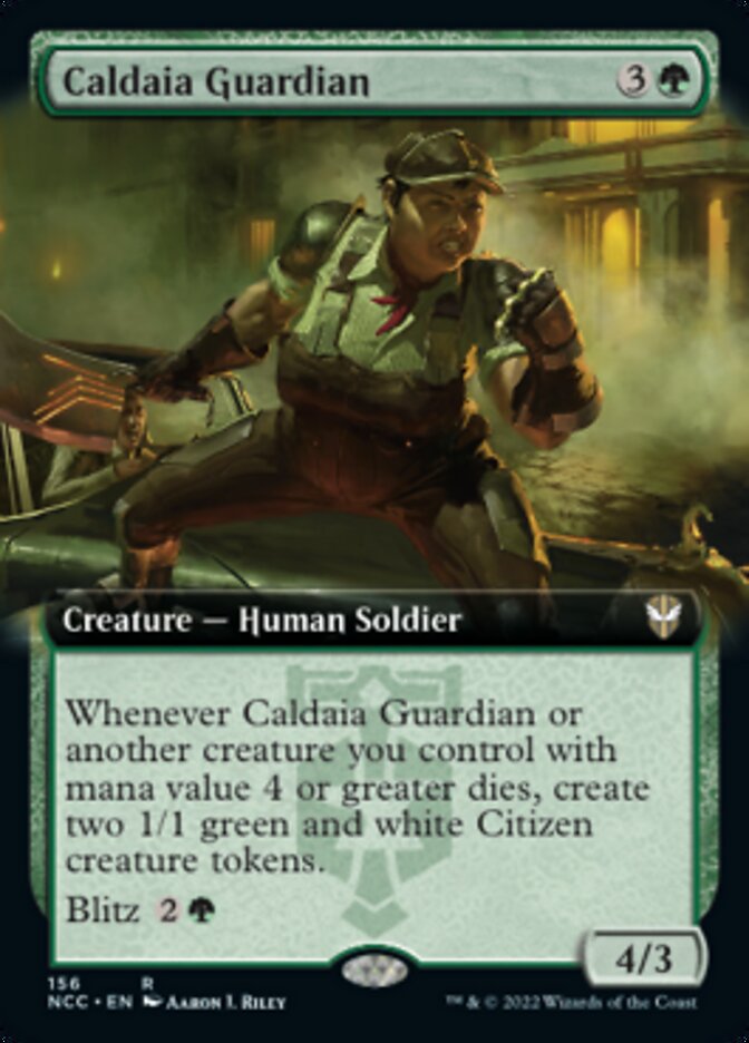 Caldaia Guardian (Extended Art) [Streets of New Capenna Commander] | Eastridge Sports Cards & Games