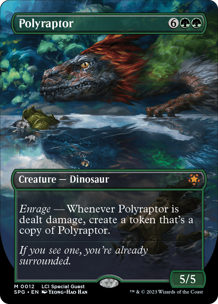 Polyraptor (Borderless) [The Lost Caverns of Ixalan Special Guests] | Eastridge Sports Cards & Games