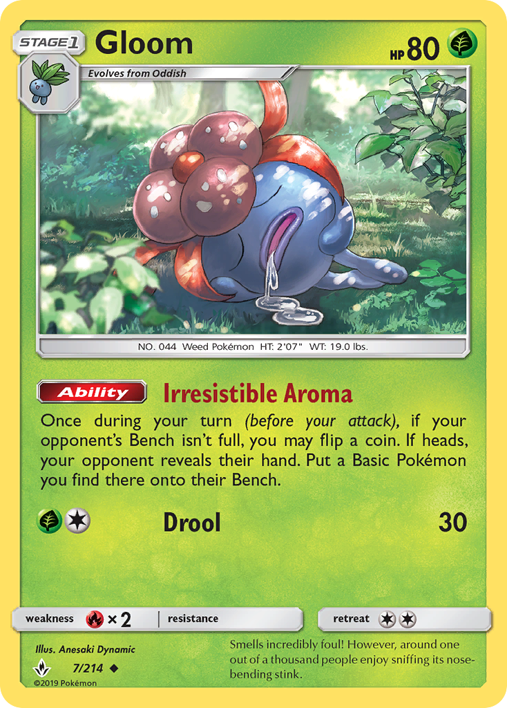 Gloom (7/214) [Sun & Moon: Unbroken Bonds] | Eastridge Sports Cards & Games