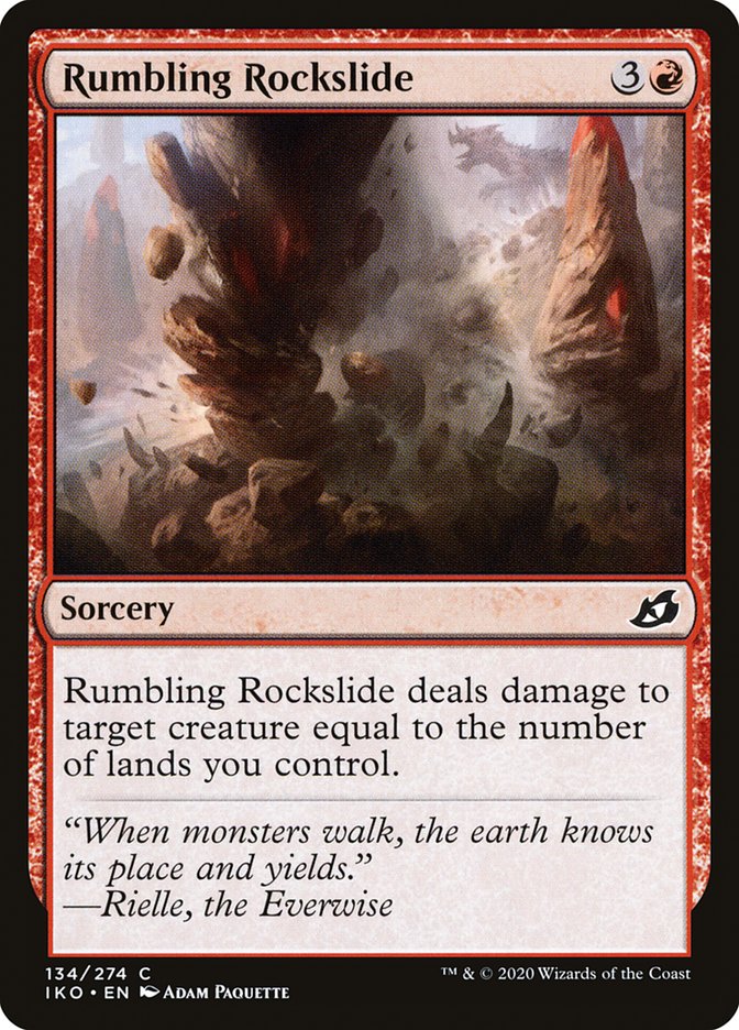 Rumbling Rockslide [Ikoria: Lair of Behemoths] | Eastridge Sports Cards & Games