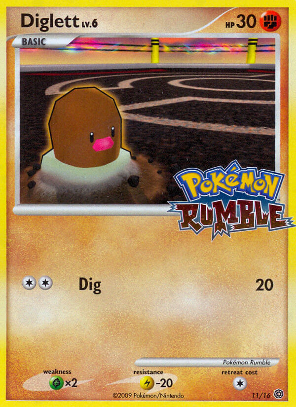 Diglett (11/16) [Pokémon Rumble] | Eastridge Sports Cards & Games