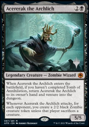 Acererak the Archlich (Promo Pack) [Dungeons & Dragons: Adventures in the Forgotten Realms Promos] | Eastridge Sports Cards & Games