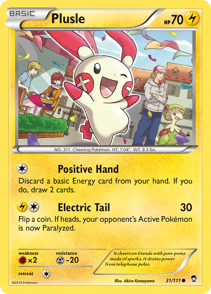Plusle (31/111) [XY: Furious Fists] | Eastridge Sports Cards & Games