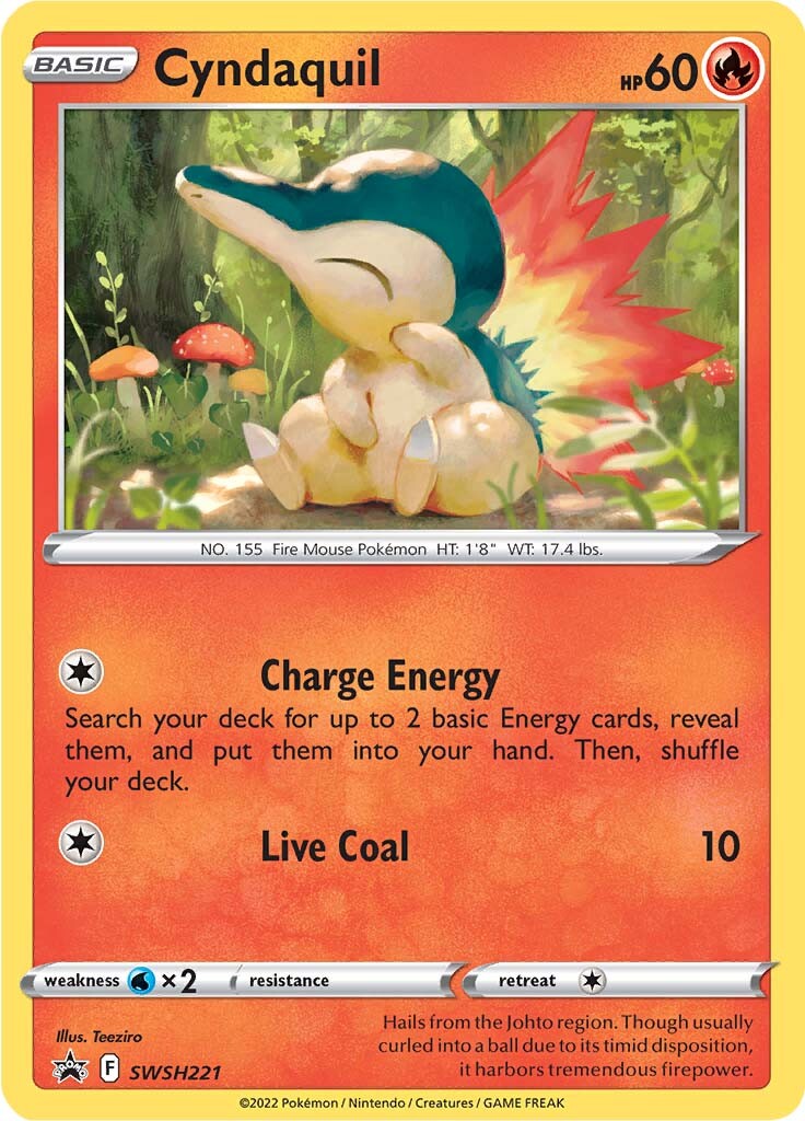 Cyndaquil (SWSH221) [Sword & Shield: Black Star Promos] | Eastridge Sports Cards & Games