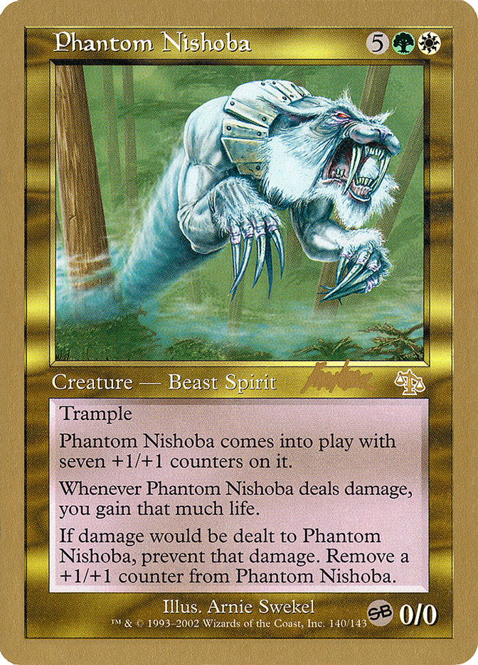 Phantom Nishoba (Brian Kibler) (SB) [World Championship Decks 2002] | Eastridge Sports Cards & Games