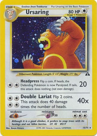 Ursaring (15/75) [Neo Discovery Unlimited] | Eastridge Sports Cards & Games