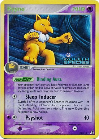 Hypno (23/113) (Stamped) [EX: Delta Species] | Eastridge Sports Cards & Games