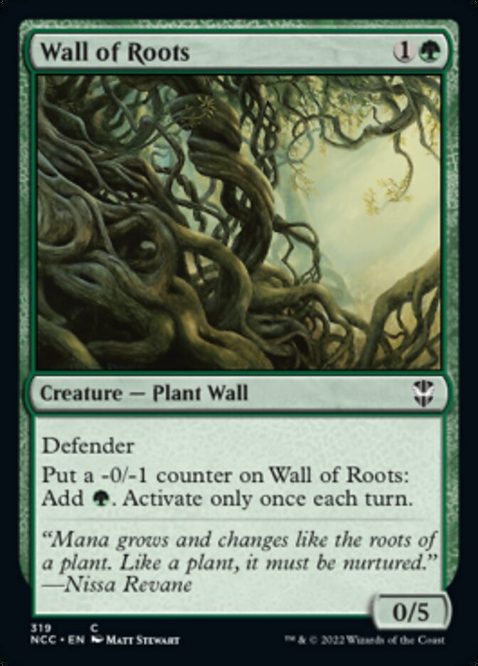 Wall of Roots [Streets of New Capenna Commander] | Eastridge Sports Cards & Games
