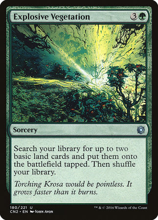 Explosive Vegetation [Conspiracy: Take the Crown] | Eastridge Sports Cards & Games