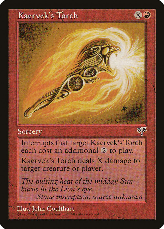 Kaervek's Torch [Mirage] | Eastridge Sports Cards & Games