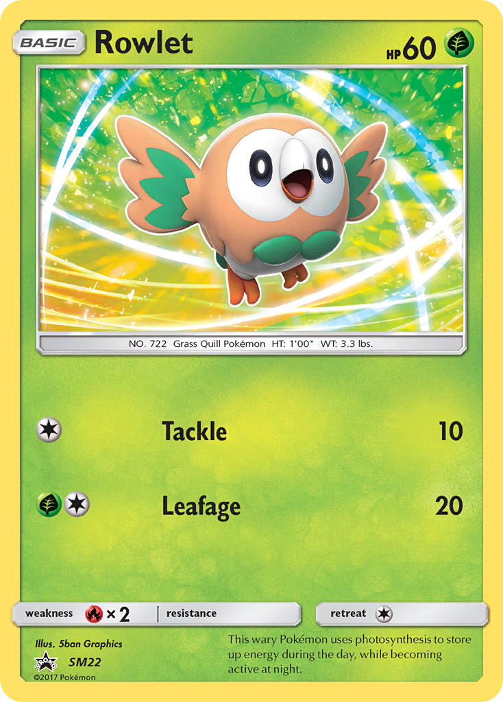 Rowlet (SM22) [Sun & Moon: Black Star Promos] | Eastridge Sports Cards & Games