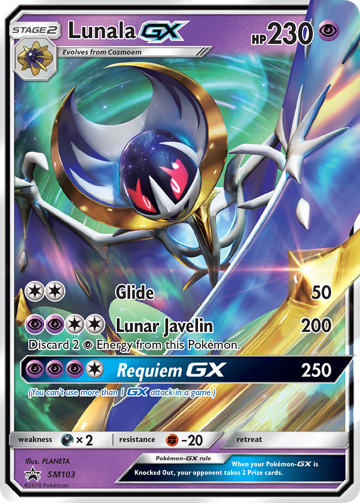 Lunala GX (SM103) [Sun & Moon: Black Star Promos] | Eastridge Sports Cards & Games