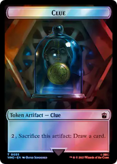 Copy // Clue (0055) Double-Sided Token (Surge Foil) [Doctor Who Tokens] | Eastridge Sports Cards & Games