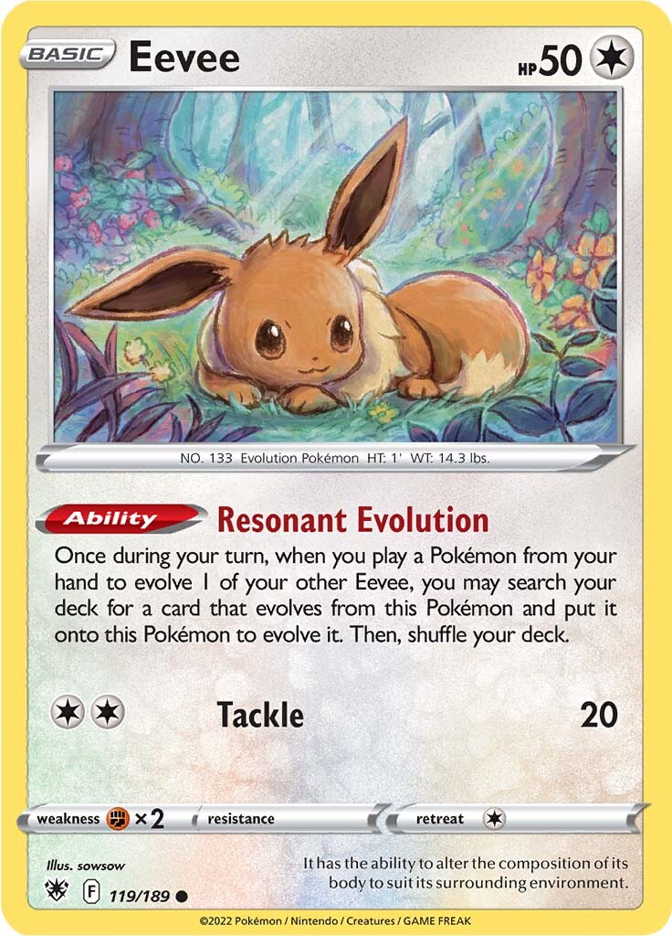 Eevee (119/189) [Sword & Shield: Astral Radiance] | Eastridge Sports Cards & Games