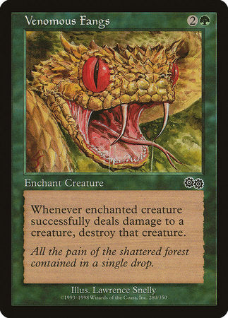 Venomous Fangs [Urza's Saga] | Eastridge Sports Cards & Games