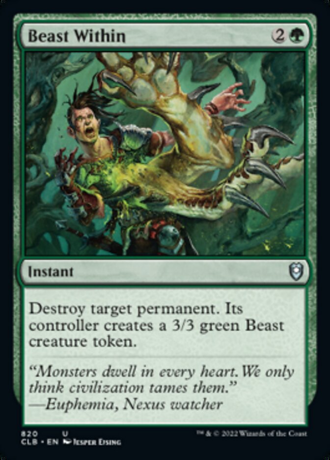 Beast Within [Commander Legends: Battle for Baldur's Gate] | Eastridge Sports Cards & Games