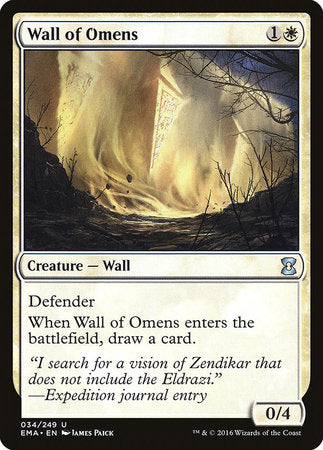 Wall of Omens [Eternal Masters] | Eastridge Sports Cards & Games