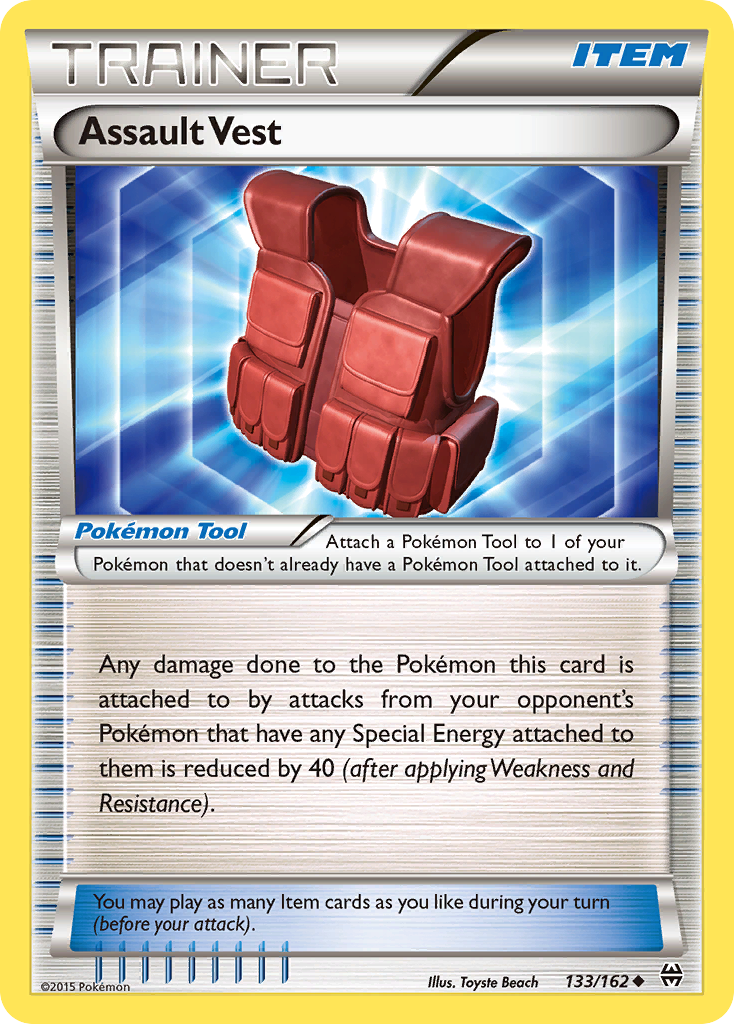 Assault Vest (133/162) [XY: BREAKthrough] | Eastridge Sports Cards & Games