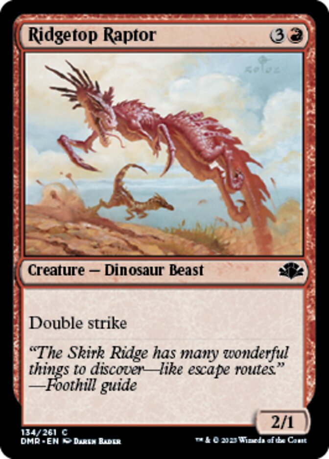 Ridgetop Raptor [Dominaria Remastered] | Eastridge Sports Cards & Games