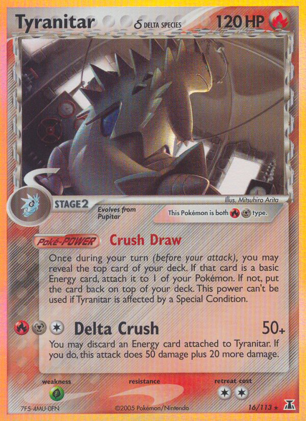 Tyranitar (16/113) (Delta Species) [EX: Delta Species] | Eastridge Sports Cards & Games