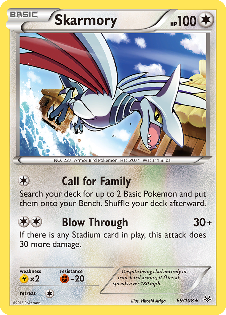 Skarmory (69/108) [XY: Roaring Skies] | Eastridge Sports Cards & Games