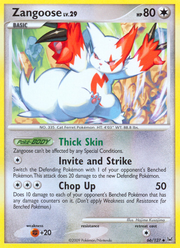 Zangoose (66/127) [Platinum: Base Set] | Eastridge Sports Cards & Games