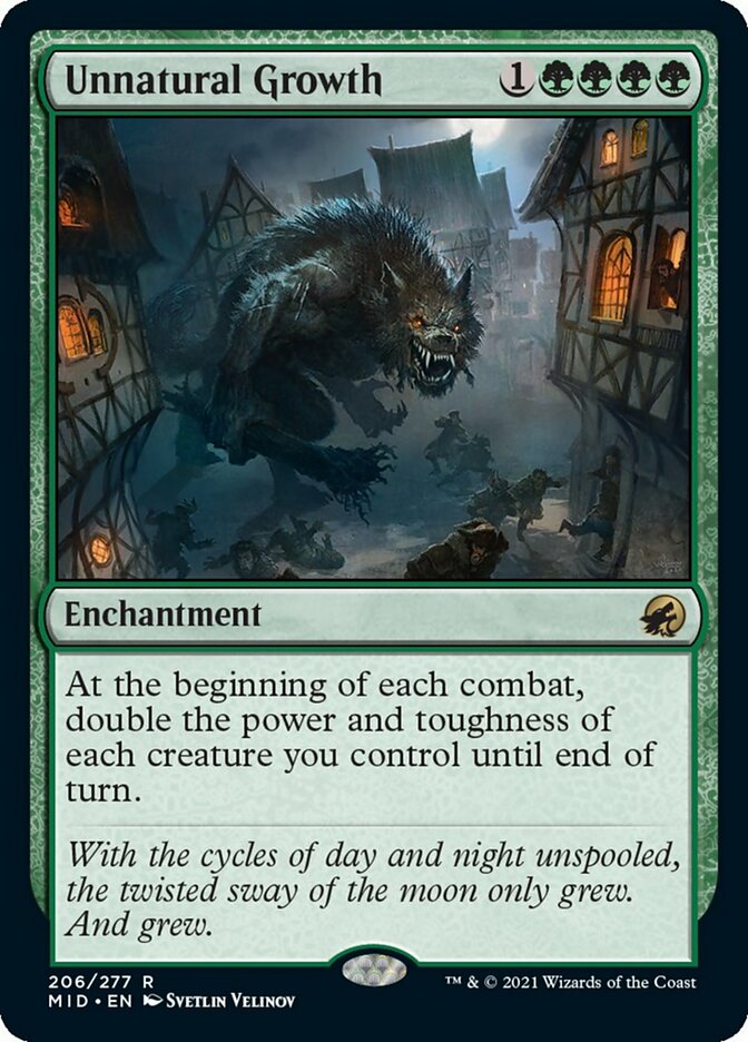 Unnatural Growth [Innistrad: Midnight Hunt] | Eastridge Sports Cards & Games