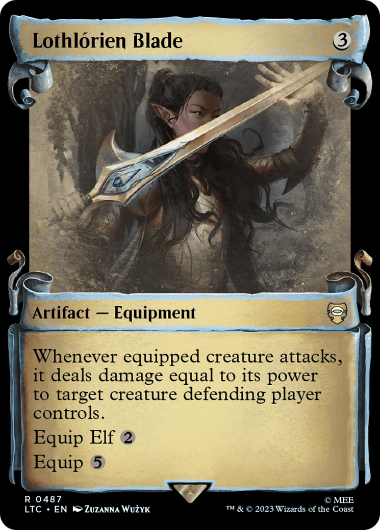 Lothlorien Blade [The Lord of the Rings: Tales of Middle-Earth Commander Showcase Scrolls] | Eastridge Sports Cards & Games